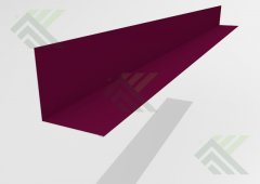 Уголковый профиль 2м (цвет-вишня 3005)