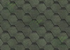 Гибкая черепица ФИНСКАЯ (цвет-зеленый) SHINGLAS(Технониколь) 1уп.-3м2