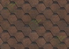 Гибкая черепица ФИНСКАЯ (цвет-коричневый) SHINGLAS(Технониколь) 1уп.-3м2