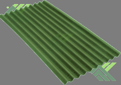 Ондулин Лист зеленый 2,0 х 0,95 м.(Б/Н>30-938р)