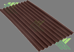 Ондулин Лист коричневый 2,0х0,95м(Б/Н>30-892р)