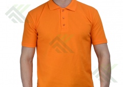 Рубашка-поло оранжевая XL (52-54)