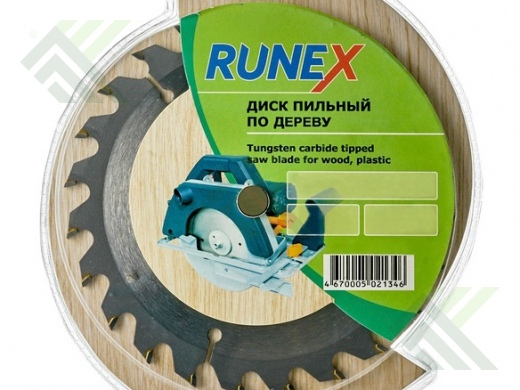 Диск пильный по дереву 250мм х 36зуб х 32/30 Runex