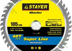 Диск пильный по дереву 185мм х20мм, 48Т STAEYR