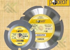 Диск пильный по дереву ПОБЕДИТ SPEEDCUTTER 230мм 6зуб.