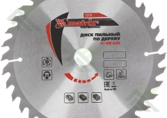 Диск пильный по дереву 230х30мм, 36Т MATRIX