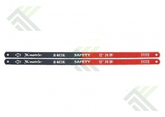 Полотно для ножовки по металлу MATRIX 300мм 24TPI 2шт