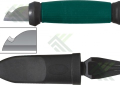 Нож электрика FIT нерж.сталь 2-х сторон. заточ.