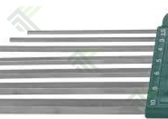 Набор шестигранников JW EXTRA LONG угловых с шаром 2,5-10мм 7пр.