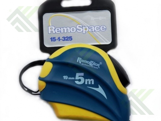 Рулетка 5м резин. корпус Remospace
