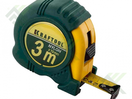 Рулетка 3м/19 мм с нейлоновым покрытием KRAFTOOL