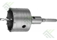 Коронка буровая 68мм шестигран. хвост. ЗУБР МАСТЕР