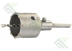 Коронка буровая 65мм шестигран. хвост. ЗУБР МАСТЕР