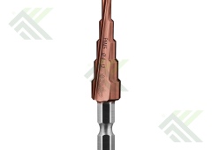 Сверло ЗУБР Кобальт ступенчатое по металлу 4-12