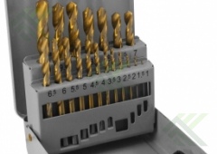 Набор сверел HELLER по металлу HSS-G Turbo 1-10мм 19 пр.