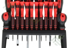 Набор отверток Fusion на подвесной полке 18шт