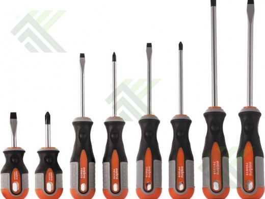 Набор отверток RAUND GRIP 8пр. OMBRA