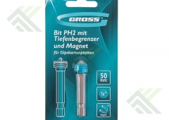 Бита GROSS для ГКЛ РН 2х50