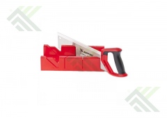 Стусло 300х100мм пласт.+пила MATRIX