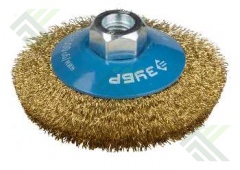 Щетка ЗУБР ПРОФЕССИОНАЛ для УШМ коническая мягкая 100мм М14