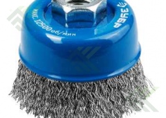 Щетка ЗУБР ПРОФЕССИОНАЛ для УШМ чашечная жесткая 100мм