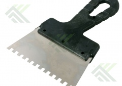 Шпатель с пласт.ручкой 150 мм зуб 4х4мм
