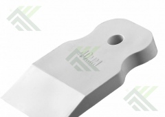 Шпатель резиновый 40 мм белый