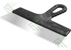 Шпатель с пласт.ручкой 250 мм зуб 6х6мм