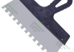 Шпатель с пласт.ручкой 200 мм зуб 10х10мм