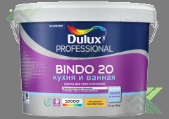 Краска DULUX BINDO 3 для потолка и стен матовая белая 10л