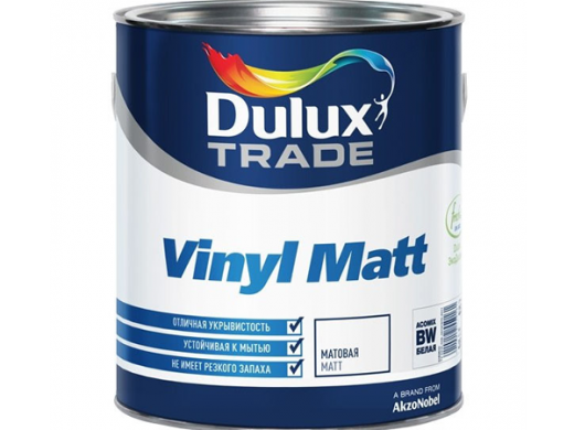 Краска DULUX VINYL MATT для потолка ВС мат. 4,5л