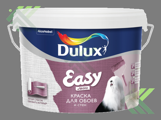 Краска DULUX EASY для всех типов обоев, ВW 2,5л
