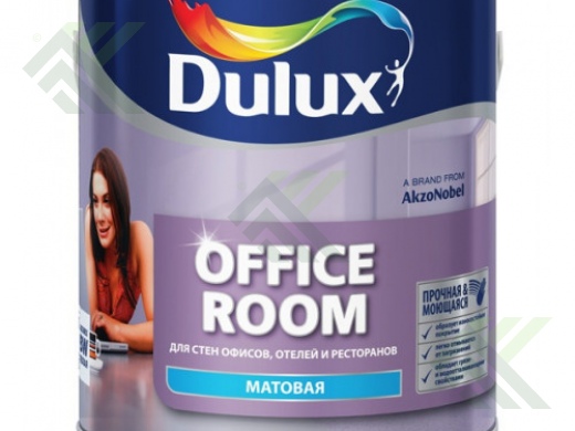 Краска DULUX OFFICE ROOM для стен офисов мат. BW2,5л