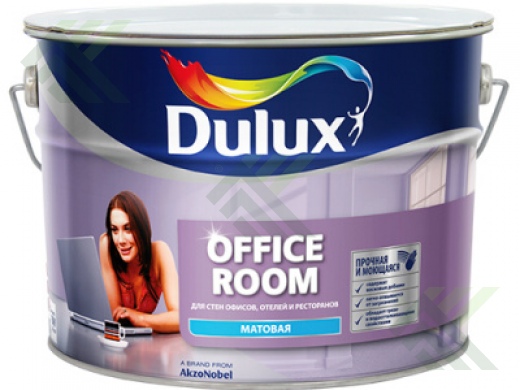 Краска DULUX OFFICE ROOM для стен офисов мат. BW2,5л