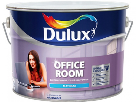 Краска DULUX OFFICE ROOM для стен офисов мат. BW2,5л