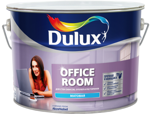 Краска DULUX OFFICE ROOM для стен офисов мат BW10л