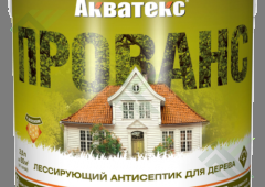 Пропитка для древесины АКВАТЕКС ПРОВАНС белая 0,75л