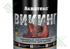 Пропитка для древесины АКВАТЕКС ВИКИНГ белый 0,75 л