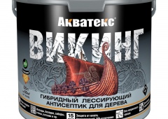 Пропитка для древесины АКВАТЕКС ВИКИНГ дуб 2,5 л