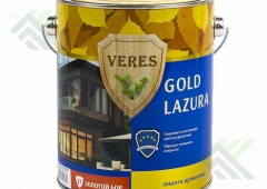 Пропитка для древесины ВЕРЕС GOLD №17 золотой бор 2,7л
