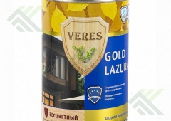 Пропитка для древесины ВЕРЕС GOLD №1 бесцветный 0,9л
