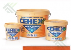 Пропитка для древесины Сенеж Аквадекор 1 кг. Черешня №108
