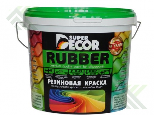 Краска резиновая №16 топленое молоко 3кг