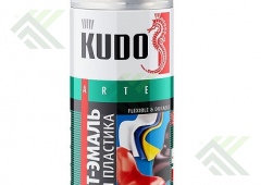 Грунт-эмаль KUDO для пластика 520мл серая