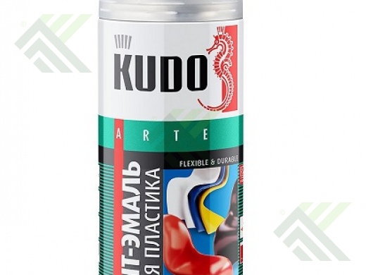Грунт-эмаль KUDO для пластика 520мл серая