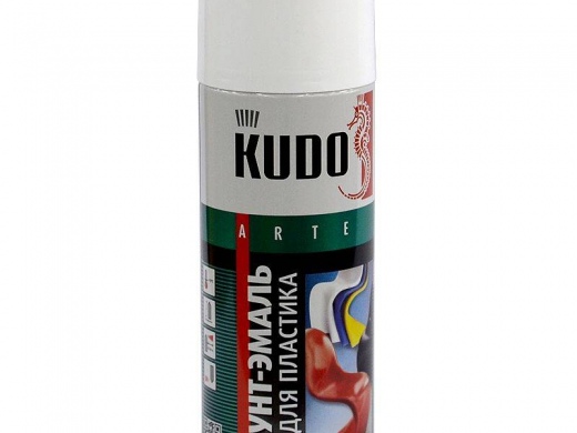 Грунт-эмаль KUDO для пластика 520мл  коричневая