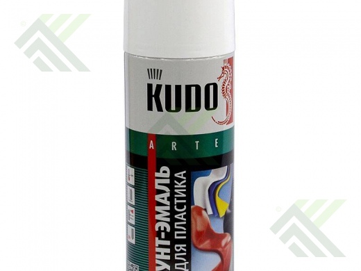 Грунт-эмаль KUDO для пластика 520мл белая