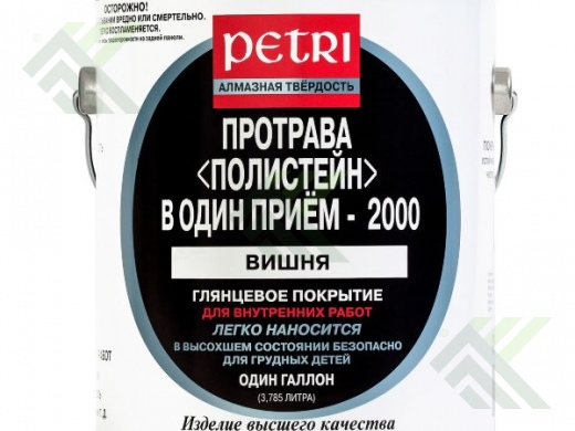 Лак PETRI полиуретан 3,8л вишня