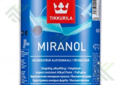 Эмаль TIKKURILA МИРАНОЛ алкидная гл. С 2,7л КОЛЕРОВКА