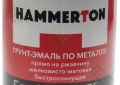 Грунт-эмаль HAMMERTON по ржавчине серая 0,9кг